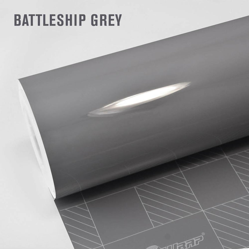 Battleship grey vinyl wrap