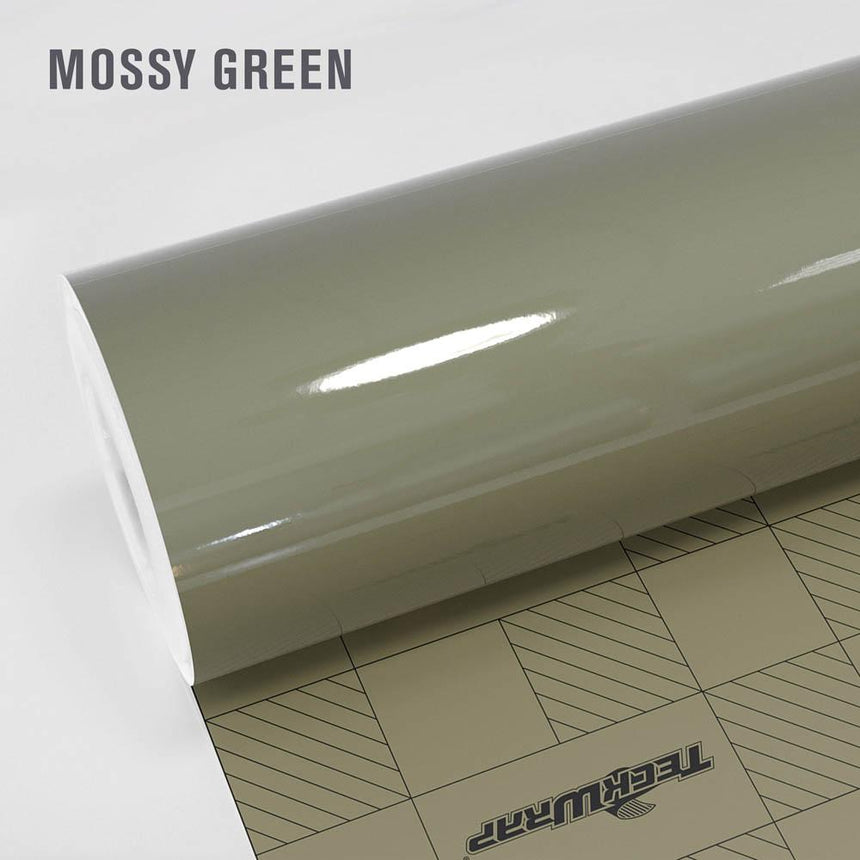 Mossy green vinyl wrap