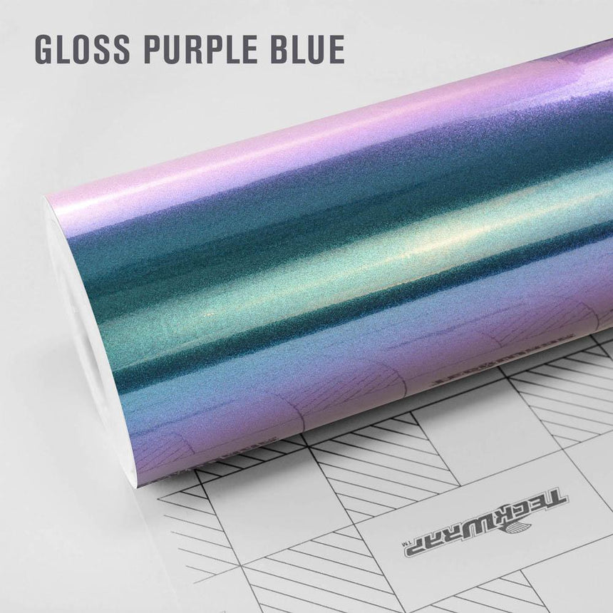 Gloss purple blue vinyl wrap