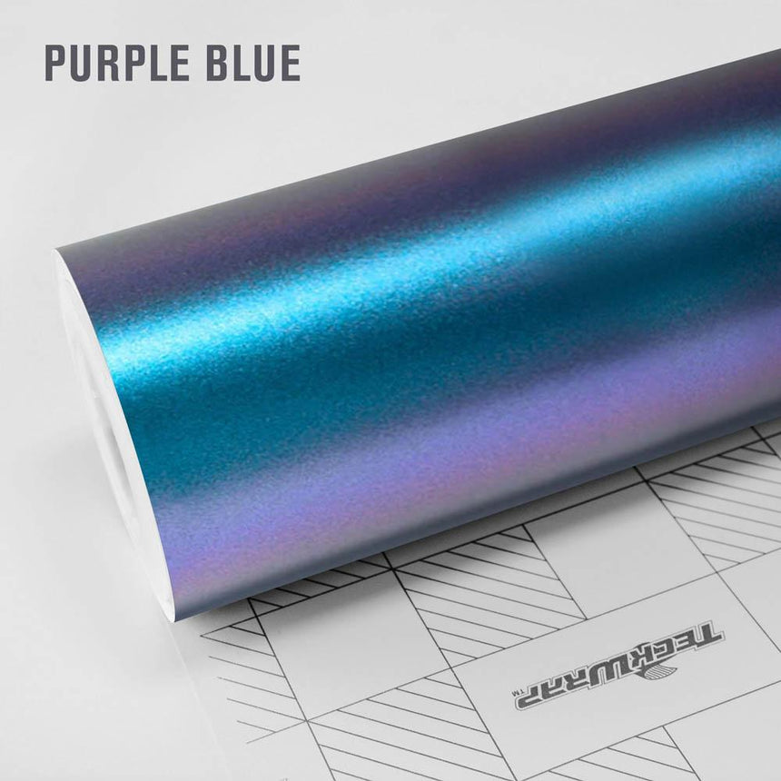 Purple blue vinyl wrap